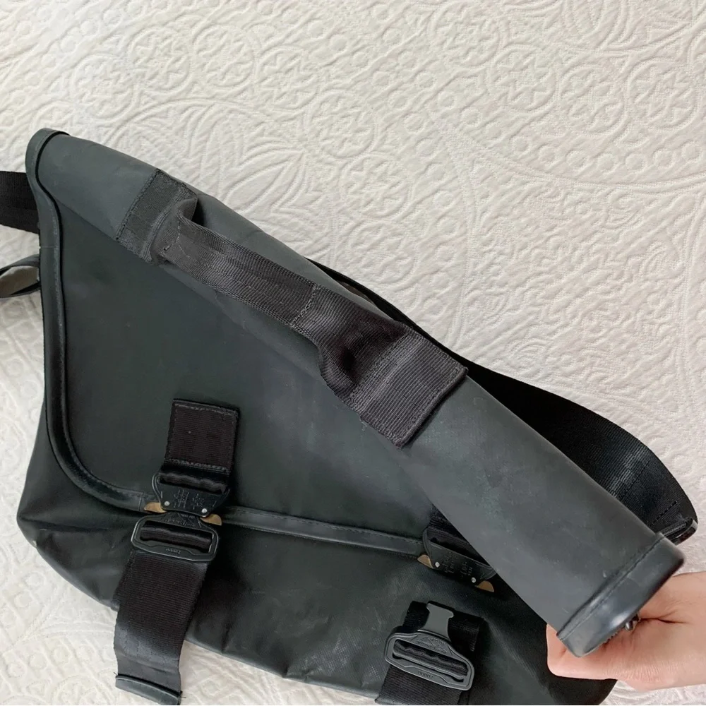 RARE🔥 Defy Bags Large Recon M35 Messenger Bag, Black - Picture 4 of 12